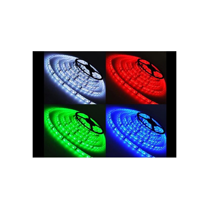 JOYLIT Tiras LED Exterior 12V 5M Azul 460-465nm 300LEDs SMD 5050 Luz LED  Adhesiva IP65 Impermeable Flexible Light Strip para Cocina, Cuarto de Baño,  Piscina, Barco (Sólo Tira LED) : : Iluminación